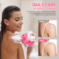 thumbnail image 2 of Zocy African Net Sponge Auténtico Exfoliante Corporal Exfoliante Para Baño Y Ducha Múltiples Texturas Con Suave Exfoliación Profunda Y Rica Espuma Para Todas Las Pieles (Rosa), 2 of 5