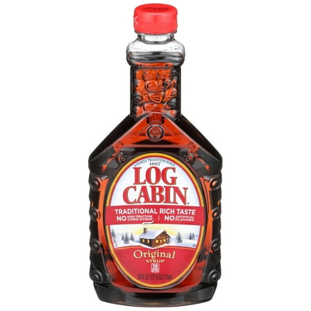 3 Pack of Log Cabin Original Pancake Syrup - 24 oz (Packaging Varies)