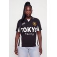 thumbnail image 2 of Women's Plus Size Color Blocked Tokyo Racing Graphic Polo Top, 2 of 4