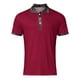 thumbnail image 2 of Gibobby Playera Polo Hombre Playeras Polo para Hombre Casuales Moda Camisas Caballero Camisetas Cuello Mao Manga Corta(Rojo,XG), 2 of 4