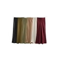 thumbnail image 2 of Women's Flowing Satin Midi Skirt, High Waist With Elastic Waistband, Female Skirts, Chic Fashion, 2 of 10