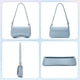 thumbnail image 5 of Bolso Hobo Keyli de piel azul claro para mujer, 10,3 de largo x 2,4 de ancho x 5,7 de alto, 5 of 6