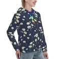 thumbnail image 6 of Goofa Daisies Flowers for Women's Hooded Sweatshirt with Eye-catching Drawstrings- Lightweight Pullover Hoodie with Kangaroo Pocket, Perfect for Everyday Wear-, 6 of 7