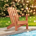 thumbnail image 2 of Wooden Kid's Adirondack Chair for Indoor and Outdoor, Natural Cedar Patio Lounge Chiar for -, 2 of 6