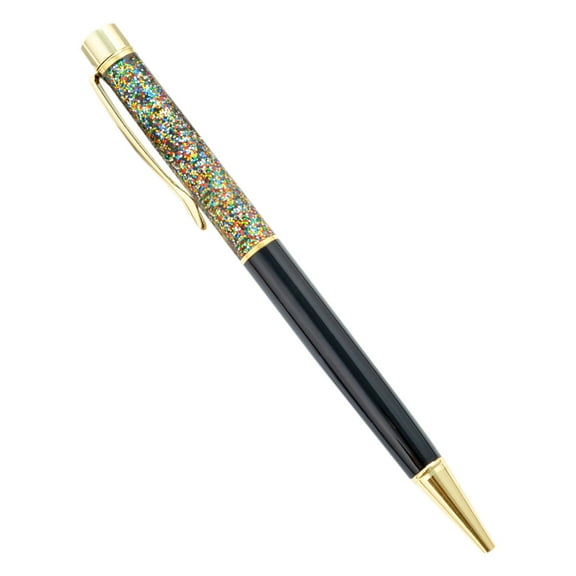 Gold Powder Press Ballpoint Pen Press Pen Work Teacher Student Stationery Ballpoint Pen Multi Color Press Pen 1Ml Office&Craft&Stationery Home Decor