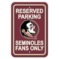 thumbnail image 2 of Fremont Die 40299 Florida State Seminoles Plastic Parking Sign, 2 of 2