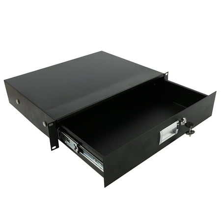 Tebru Drawer Equipment Cabinet with Keys Black, Drawer Equipment, Black Drawer