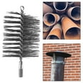 Chimney Cleaning Brush Round Sweep Steel Wire For Fireplace Flue Pipe