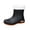Black, variant on Orthopedic Rain Boots for Women, PVC Warm Fur Lined Snow Booties, Wide Width Farming Outdoor Walking Shoes Green