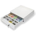 thumbnail image 2 of Cash Drawer &#x.&#xPortable POS Cash Box Coin Tray with Cash Register Till Tray Manual Open Works Compatible for All POS System Printers, 2 of 6