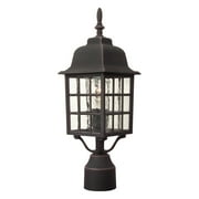 Craftmade Lighting-Z275-RT-Grid Cage - One Outdoor Medium Post Light