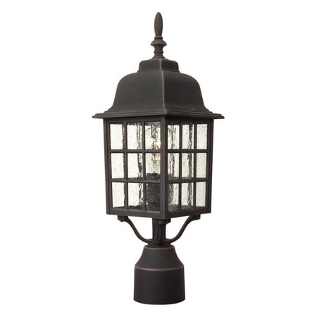 Craftmade Lighting-Z275-RT-Grid Cage - One Outdoor Medium Post Light