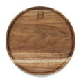 thumbnail image 2 of Dianhelloya NatureCraft Acacia Wood Round Serving Tray - Rustic Decorative Multi-Purpose Centerpiece with Raised Edge, Durable Coffee Table Tray for Home, Farmhouse, Office (2 Sizes: 5.91" & 7.87"), 2 of 8