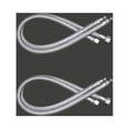 thumbnail image 2 of Bathroom Faucet Supply Line Stainless 10mm Male 3/8" Female Tap Pack of 2| Renovators Supply, 2 of 7