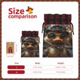 thumbnail image 3 of Wukai Vintage Gentleman Duck Print Christmas Burlap Bags,Drawstring Christmas Burlap Goody Gift Candy Bags Xmas Burlap Treat Bags for Candy Wrapper Xmas Party Favors-Black, 3 of 8