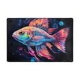 thumbnail image 3 of Area Floor Mats Colorful Fish Large Nursery Rugs Non-Slip Living Room Carpets Bedroom Doormat for Dinning Decor 36" x 24", 3 of 7