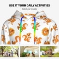 thumbnail image 4 of Cauagu Squirrel Playing for Women's Hooded Sweatshirts Pullover Hoodie for Women Fall Workout Sweat Long Sleeve Preppy Sweatshirts-Large, 4 of 7
