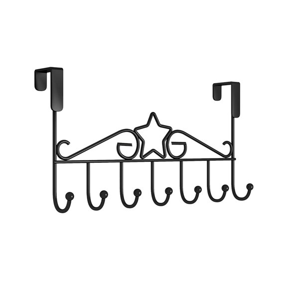 Jubipavy Hook Behind The Door Hooks Behind The Door Hanging Rack Shelves Door Back Type Hangers Need Not Hole Bedroom Behind The Hook Clothes Storage