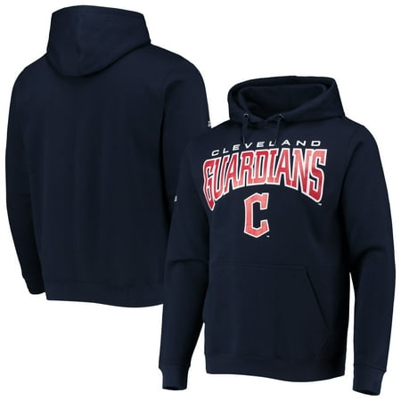 Men's Stitches Navy Cleveland Guardians Team Pullover Hoodie