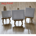 thumbnail image 5 of DIY mini easel + picture frame set cotton canvas smooth practical desktop pure pine picture frame exhibition - style：Easel+frame；, 5 of 5