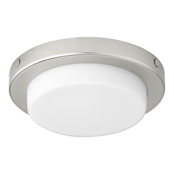 Quorum Lighting Trio Glass LED Pendant, 3 Lights, Satin Nickel