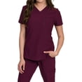thumbnail image 3 of Medgear Fusion-Newport Scrubs Top for Women with 2 Chest Pockets, 3 of 4
