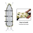 thumbnail image 5 of HELLHERO Cute Avocado Ironing Board Cover 3 Fasteners Dustproof Covers Hook and Loop Elastic Edge, 5 of 6