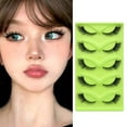 thumbnail image 5 of UOYOTT 5 Pairs of 3D Handmade False Eyelashes Natural Fluffy Small Clusters Reusable Half Lashes, 5 of 8
