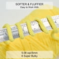 thumbnail image 2 of Hilo SOVIKER Chunky Chenille #6 Super Bulky, 300 g, amarillo, 2 of 7