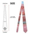 thumbnail image 3 of Xecao Pastel Pink Beach Cafe Print Tie For Men Necktie Woven Jacquard Neck Ties,Classic Men's Tie, 3 of 7