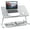 Gray, variant on Leather Laptop Bed Tray Table, Adjustable Laptop Stand with Removable Stopper, Portable Lap Desks with Foldable Legs, Notebook Stand Breakfast Reading Desk for Sofa Couch