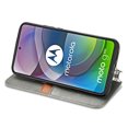 thumbnail image 2 of Étui pour Motorola MOTO G 5G à Rabat Portefeuille à Rabat Magnétique Protecteur - Gris, 2 of 5
