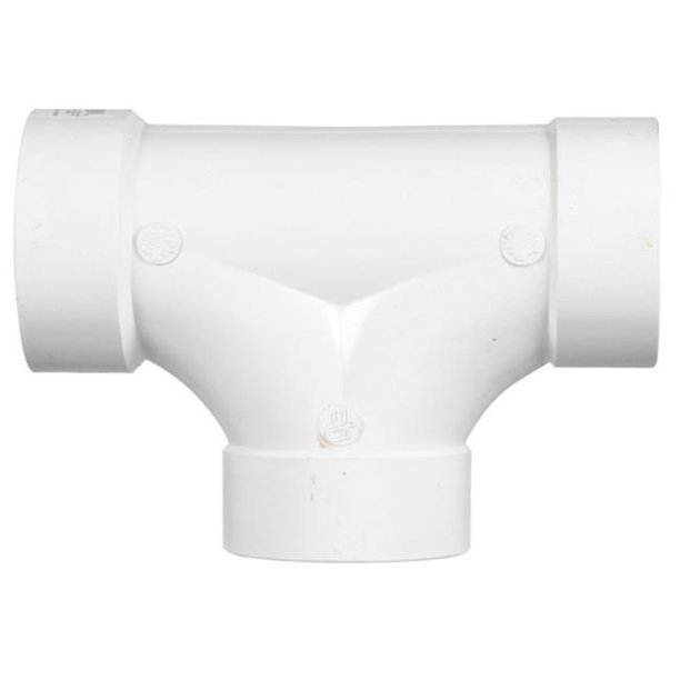 Plastic Trends P1054 PVC 2Way Cleanout 4 x 4 x 4 in.