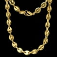 thumbnail image 5 of 7/9/11mm Fashion Women Mens Chain 316L Stainless Steel Coffee Bead Link Necklace, 5 of 5