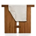 thumbnail image 2 of Fennco Styles Classic Solid Table Runner 16 x 36 Inch - Natural, 2 of 2