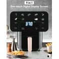thumbnail image 4 of MIRASTON 3.6QT Compact Air Fryer with 9-in-1 Presets, Digital Touchscreen, Black, 4 of 8