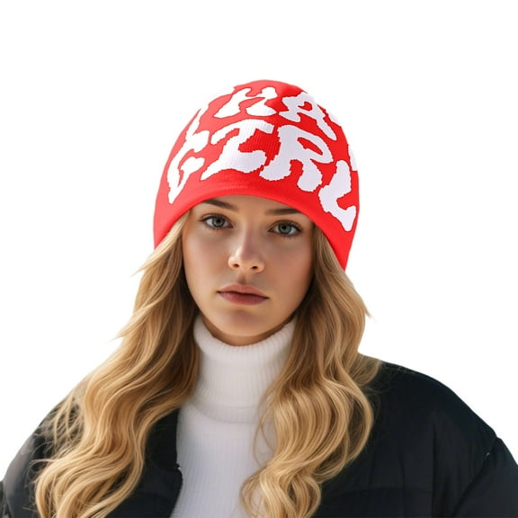 Fgnfyis Unisex Winter Knit Hat With Ear Stylish Casual Outdoor Streetwear Hop Warm Thick Jacquard Design For Men And Women RD2 One Size