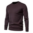 thumbnail image 3 of zfhfof Mens Crewneck Basic Sweater Slim Fit Lightweight Sweatshirts Knitted Pullover Sweaters for Casual Or Dressy Wear, 3 of 8