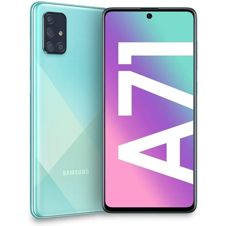 Samsung Galaxy A71 4G LTE- Dual SIM - Prism Crush Blue - Unlocked - International Version w