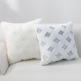 thumbnail image 4 of 2pcs Faux Fur Pillow Covers Luxury Super Soft Plush Fleece Throw Pillowcase, Textured Knitted Cushion Cover Decorative Pillowcases For Sofa Couch Bed, 4 of 4