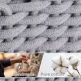 thumbnail image 3 of Small Woven Baskets, Decorative Square Storage Baskets, Cotton Rope Organizer for Office, Dorm Room, Living Room, Bathroom, Nursery Storage and Organization, Grey, 3 of 8