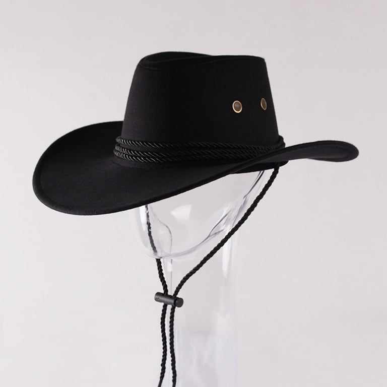 Women\'s Cowboy Hat Lace Up Wide Brim Fedora with String Raine Wide Brim Women main image 3