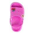 thumbnail image 3 of bebe Girls' Sandals - Comfortable Slides for Kids, Slip on Shoes and Sandals for Girls (Toddler), 3 of 9