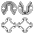 thumbnail image 2 of 10Pcs Iron Interlocking Hanging Buckles Interlocking Furniture Connector Picture Hangers for Wall, 2 of 9