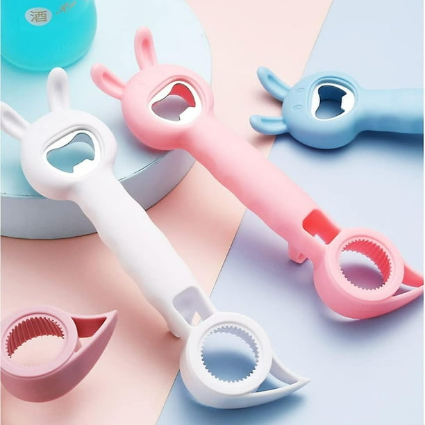 4 In 1 Beer Bottle Opener, Cute Rabbit Bottle Opener, Canning Jar ...