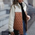 thumbnail image 2 of Women's Regular-fit Long Sleeve Fleece Fuzzy Plaid Shacket Jackets Lightweight Windproof Fall Winter Casual Coats, 2 of 7