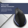 thumbnail image 4 of Ratón inalámbrico para juegos ZELOTES F-35B 2,4G + BT3.0 + BT5.0 ratón Vertical ergonómico de tres m ZELOTES  Negro, 4 of 7