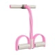 thumbnail image 5 of Banda elástica de resistencia para pedales, ideal para ejercicios de estiramiento en casa y gimnasio. rosa gris, 5 of 8