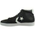thumbnail image 4 of Converse Pro Leather Mid Men's Shoes Black/White 136522c, 4 of 6