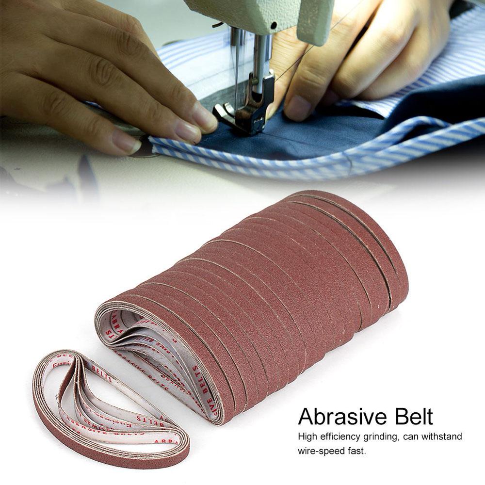 OTVIAP 100Pcs Belt Power Finger File Sander Abrasive Sanding Polishing Belts, Belt Power Finger